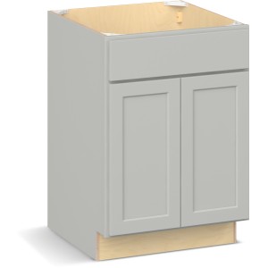 RELIABILT Parkstone II Sink Base, Light Gray, 24" W, 2 Doors, Fully Assembled - 649992 | Lowe's Pro Supply